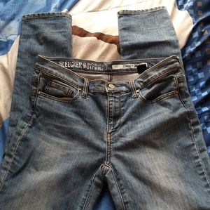DKNY bleeker boyfriend size 06 blue jeans